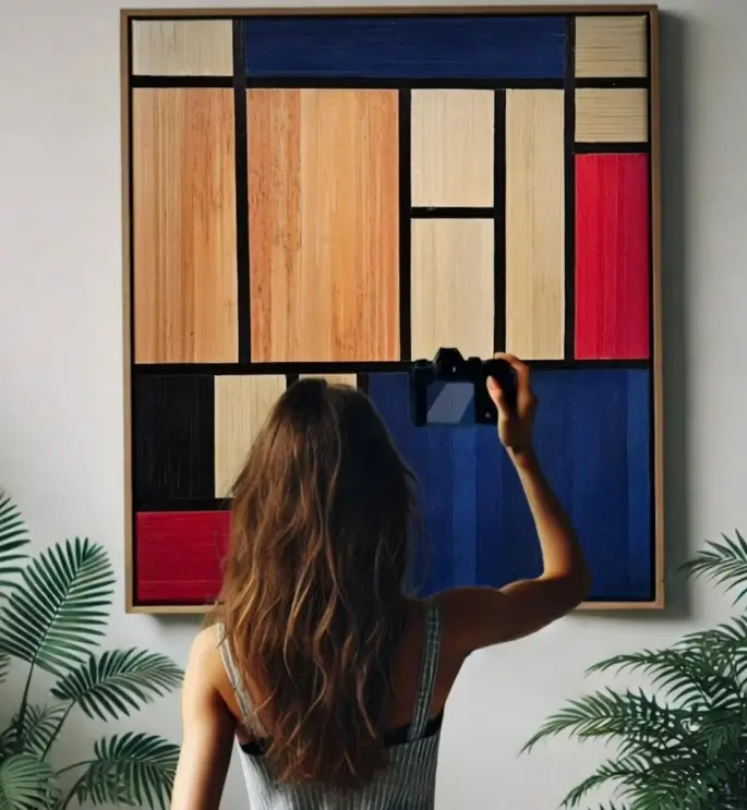 Tableau inspiration Mondrian